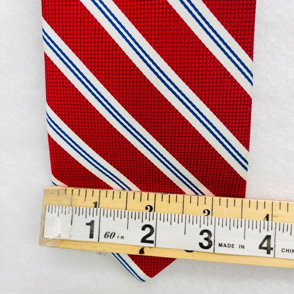 Lot of 2- Jos A Bank Necktie Striped 100% Silk/Noel Christmas Design Polyester - Picture 12 of 16